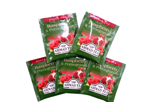 Herbata Raspberry&Pomegranate Ahmad zestaw 5 kopert