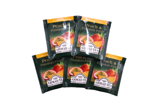 Herbata Peach&Passion fruit Ahmad zestaw 5 kopert
