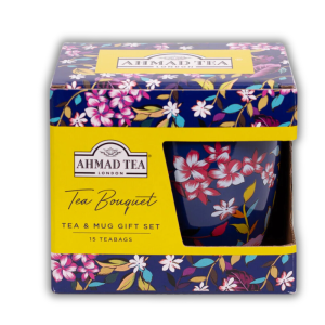 Herbata Ahmad Tea Bouquet Mug Gift Set 
