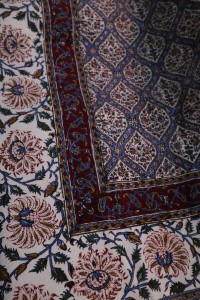 Obrus z Isfahanu mozaika kwiatowa 100x150cm