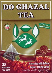Herbata Do Ghazal "Green Tea with Saffron" 25t