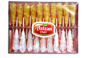 Cukier irański z szafranem i białym 500g