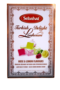 Lokum tureckie różany & cytrynowy 200g Sebahat 