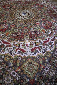 Obrus Termeh 100x100 szary