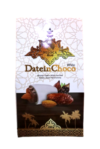 Daktyle z migdałami w czekoladzie białej  250g