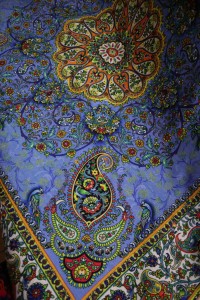 Obrus aksamitny Termeh II  100x100cm
