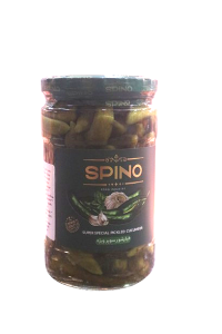 Ogórki piklowane  małe 680g  Spino  (Khiarshur)