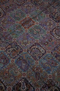 Obrus Termeh 100x100cm fioletowo niebieski