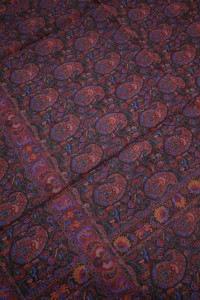 Obrus Termeh 100x100cm fioletowo czerwony