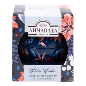 Herbata Ahmad English Breakfast Winter Wonder bombka 25g