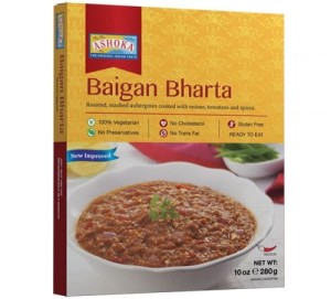 Danie wegetariańskie Baigan Bharta  ASHOKA (280g)
