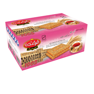 Ciastko z mąką jęczmienną ozdobione sezamem i koperkiem Farkhondeh 900g