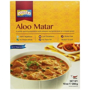 Danie wegetariańskie Aloo Matar ASHOKA (280g)